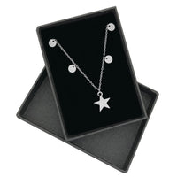 Plättchen Halskette in 925 Silber