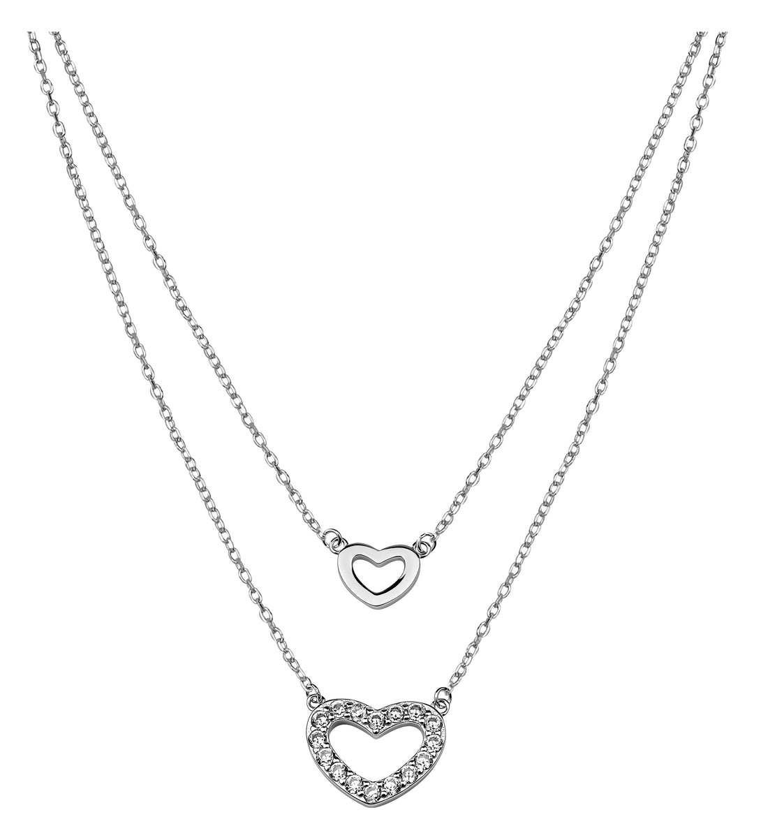 Herz Halskette in 925 Silber