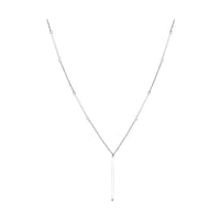Plättchen Halskette in 925 Silber