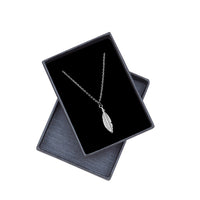 Flügel Halskette in 925 Silber