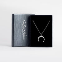 Mond Halskette in 925 Silber