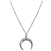 Mond Halskette in 925 Silber
