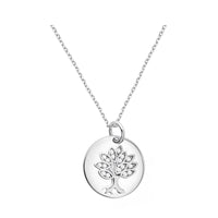 Baum Halskette in 925 Silber