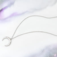 Mond Halskette in 925 Silber