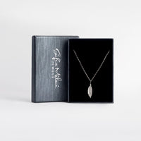 Flügel Halskette in 925 Silber