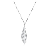 Flügel Halskette in 925 Silber