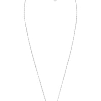 Blatt Halskette in 925 Silber