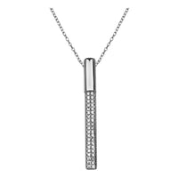 Stab Halskette in 925 Silber