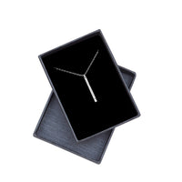 Stab Halskette in 925 Silber