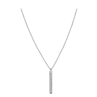 Stab Halskette in 925 Silber