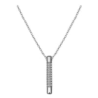 Stab Halskette in 925 Silber