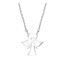 Flügel Halskette in 925 Silber