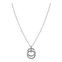Kreis Halskette in 925 Silber