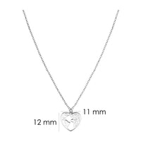Welt Halskette in 925 Silber