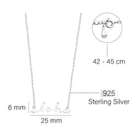 Aloha Halskette in 925 Silber