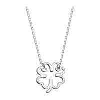 Blatt Halskette in 925 Silber