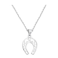 Hufeisen Halskette in 925 Silber