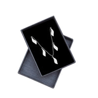 Plättchen Halskette in 925 Silber