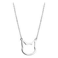Katze Halskette in 925 Silber