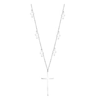 Kreuz Halskette in 925 Silber