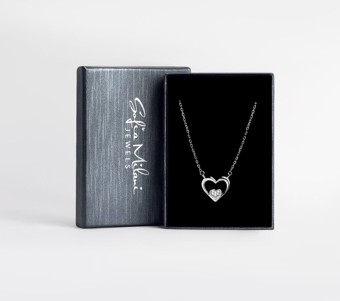 Herz Halskette in 925 Silber