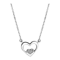 Herz Halskette in 925 Silber