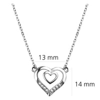 Herz Halskette in 925 Silber
