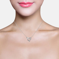Herz Halskette in 925 Silber
