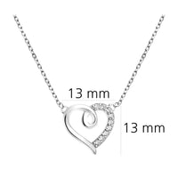 Herz Halskette in 925 Silber
