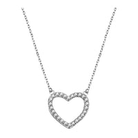 Herz Halskette in 925 Silber