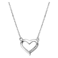 Herz Halskette in 925 Silber