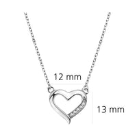 Herz Halskette in 925 Silber