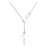 Hauptansicht von Kreuz Halskette in 925 Silber von Sofia Milani - N0314