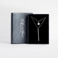 Stab Halskette in 925 Silber