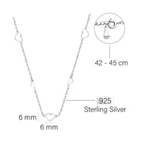 Herz Halskette in 925 Silber