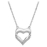 Herz Halskette in 925 Silber