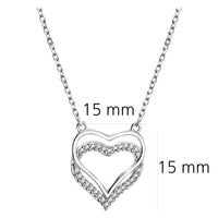 Herz Halskette in 925 Silber