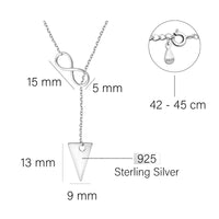 Unendlich Halskette in 925 Silber