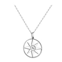 Sonne Halskette in 925 Silber