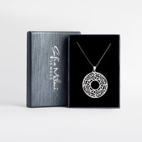 Ornament Halskette in 925 Silber