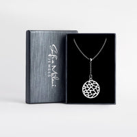 Ornament Halskette in 925 Silber