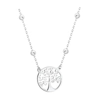 Baum Halskette in 925 Silber