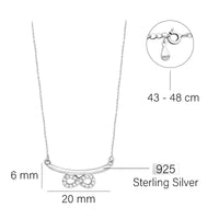 Unendlich Halskette in 925 Silber