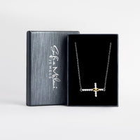 Kreuz Halskette in 925 Silber