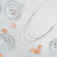 Layer Halskette in 925 Silber