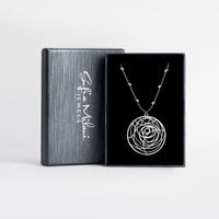 Ornament Halskette in 925 Silber