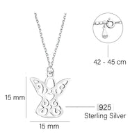 Engel Halskette in 925 Silber