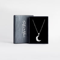 Mond Halskette in 925 Silber