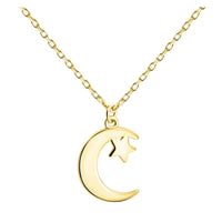 Mond Halskette in 925 Silber