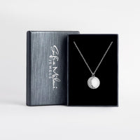 Mond Halskette in 925 Silber